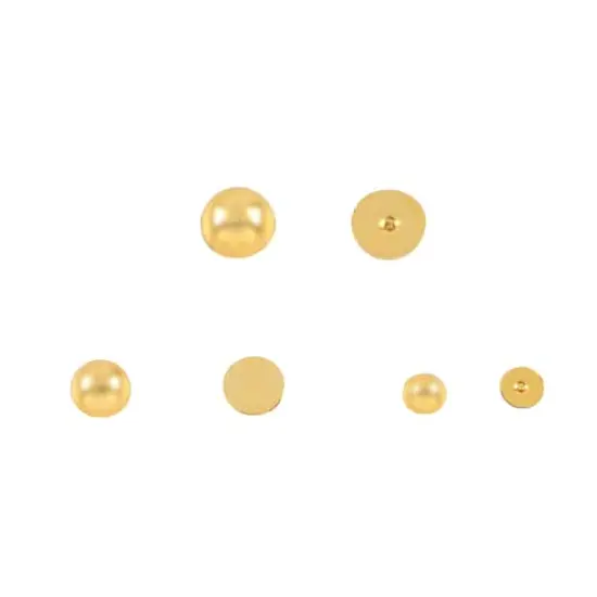 Plastic Flatback Pearls Mix by Bead Landing&trade; Gold {3}