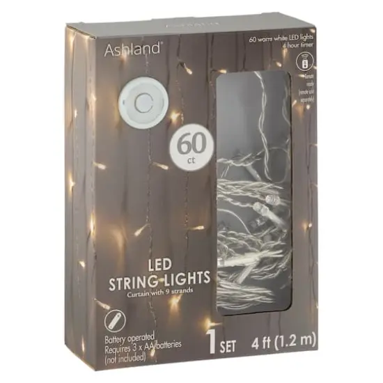 Curtain LED String Lights by Ashland&trade; {7}