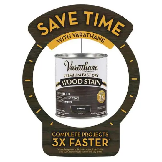 Varathane&reg; 32oz. Premium Fast Dry Wood Stain Weathered Gray {8}