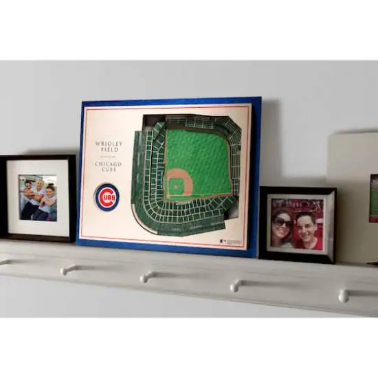 MLB Team 5-Layer StadiumView Wall Art Chicago Cubs {4}