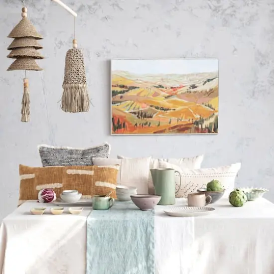 Hello Honey&reg; Natural Wood & Hand-Woven Seagrass & Rattan Wall Hanging {4}