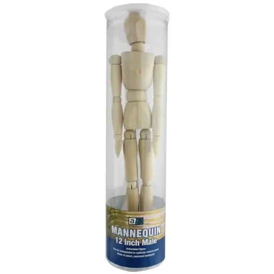 Art Advantage&reg; 12" Male Manikin {1}