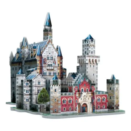 Wrebbit 3D Puzzle&trade; Neuschwanstein Castle 890 Piece Puzzle {5}