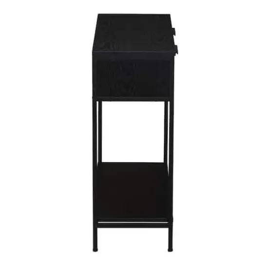 Household Essentials Bungalow 30" Console Table Black {9}