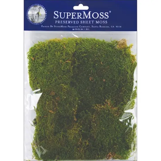 SuperMoss&reg; Green Preserved Sheet Moss {1}