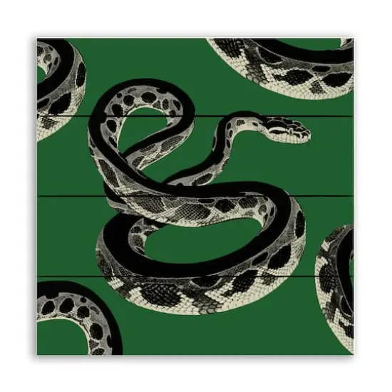 11.75" Snakes Pallet Wood Wall Art {1}
