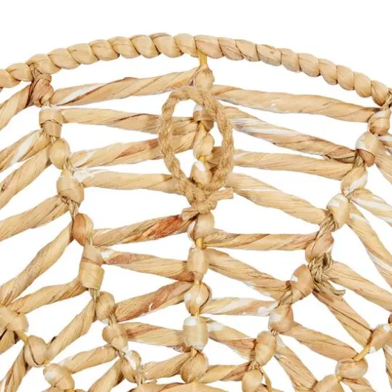 Set of 3 Cream Dried Plant Material Coastal Style Wall Decor, 20", 24", 28" {7}