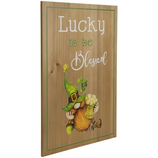 Lucky to be Blessed Wooden Wall Sign {5}