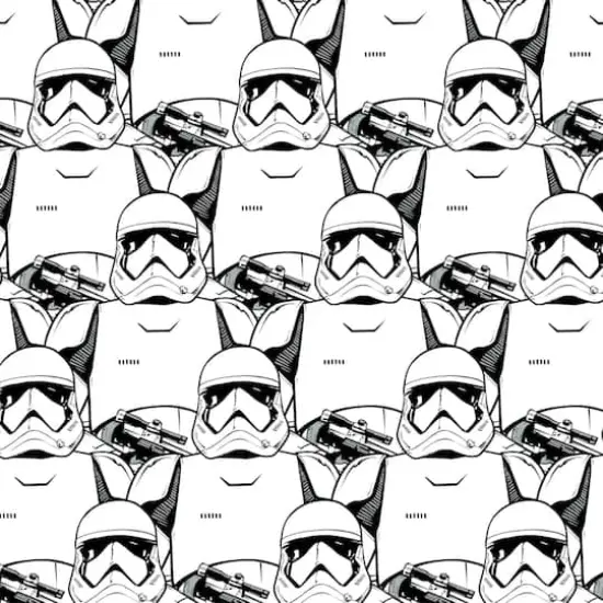 Camelot Fabrics Star Wars Stormtrooper Fleece Precut Fabric Bundle {3}
