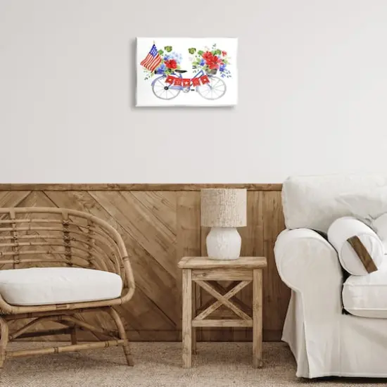 Stupell Industries Floral Americana Bicycle Wall Plaque Art {3}