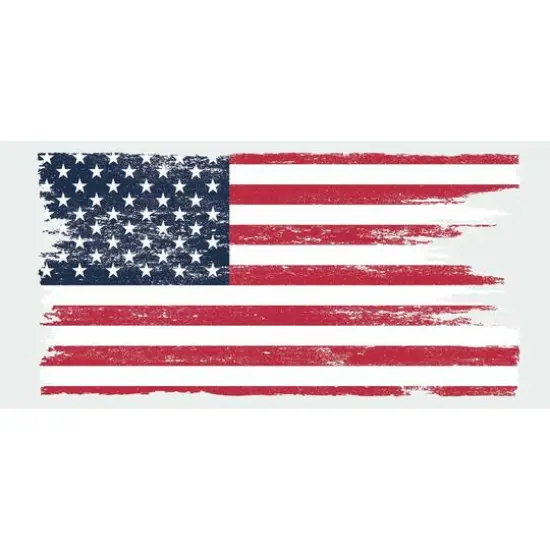 RoomMates Distressed American Flag Giant Peel & Stick Decal {1}