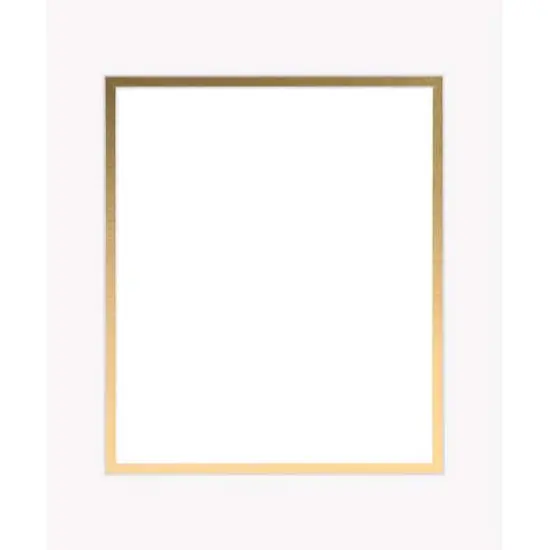 11" x 14" White & Gold Double Mat, 8" x 10" Opening Size by Studio D&eacute;cor&reg; {3}