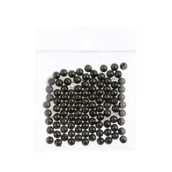 Preciosa Maxima 4mm Glass Nacre Pearls, 100ct. Dark Green {3}