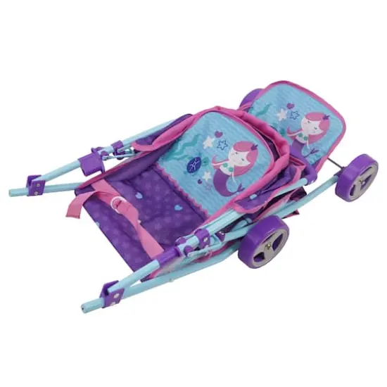 509 Crew Mermaid Twin Doll Stroller {4}