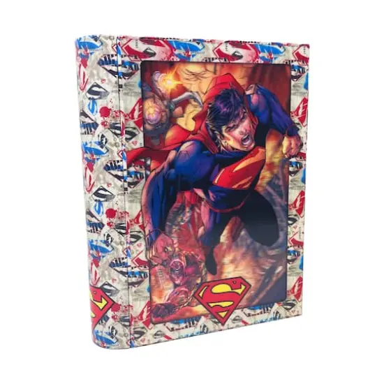 DC Comics - Superman 3D Lenticular Jigsaw Puzzle in a Collectible Tin Book: 300 Pcs {3}