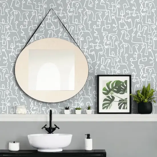 Surface Style Gestures Peel & Stick Wallpaper Chalk {4}