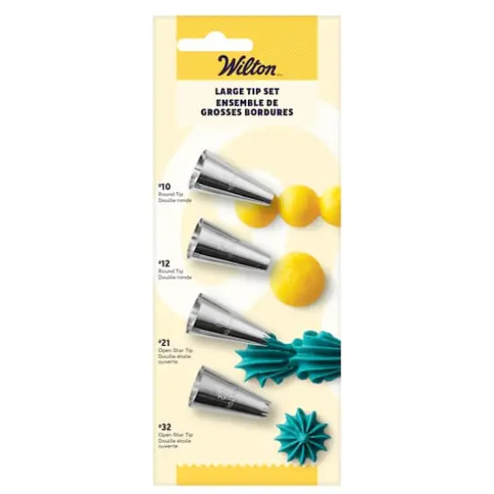 Wilton&reg; Large 4 Piece Tip Set {1}