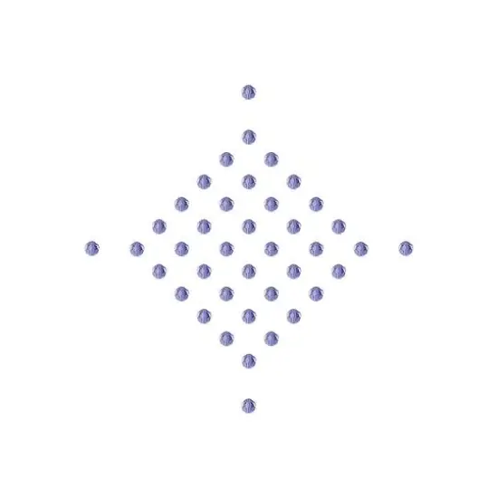 John Bead Preciosa 4mm Czech Crystal Glass Faceted Round Beads, 40ct. Tanzanite {4}