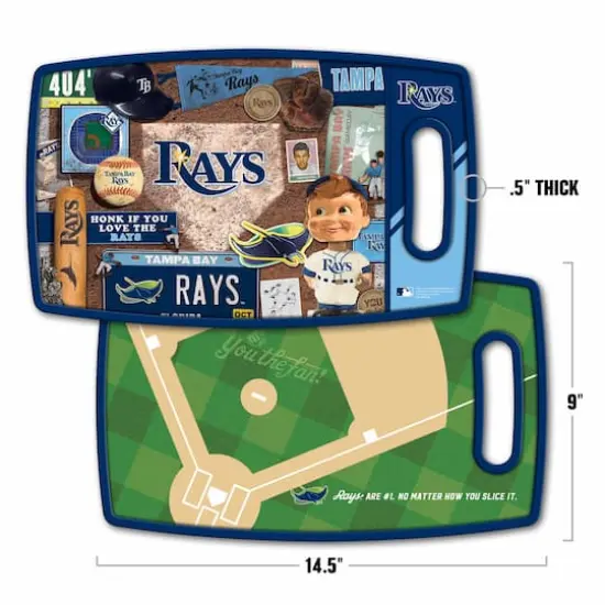 MLB Retro Series Cutting Board Tampa Bay Rays {4}