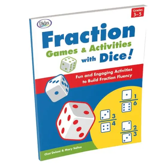 Didax Fraction Games & Activities with Dice Resource Book {1}