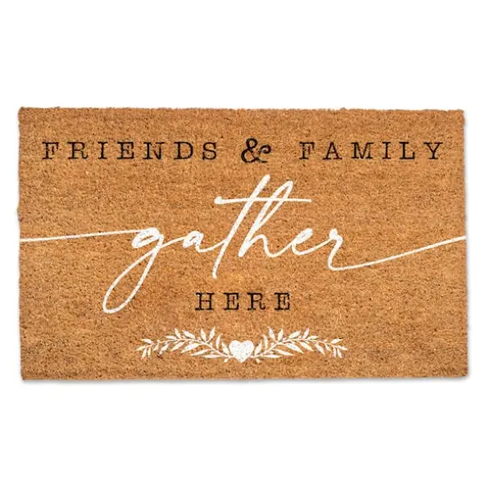 Friends & Family Gather Here Doormat {1}