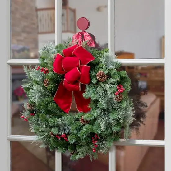 Haute Decor Attract&trade; Red Magnetic Wreath Hanger, 2ct. {3}