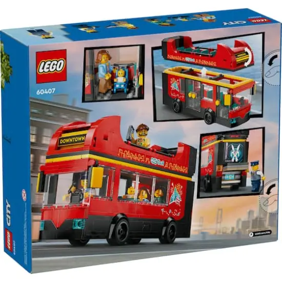 LEGO&reg; City Red Double-Decker Sightseeing Bus Toy 60407 {4}