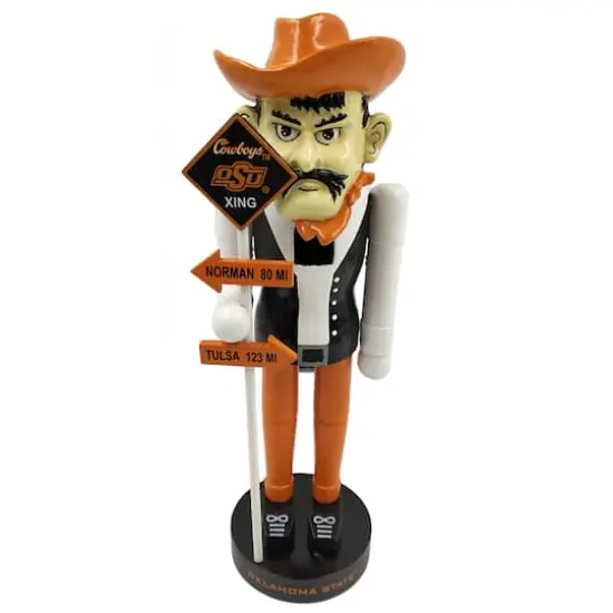 Santa's Workshop 12" Oklahoma State University Rivalry Nutcracker {1}