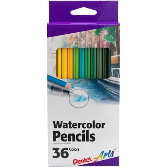 Pentel Arts&reg; 36 Piece Watercolor Pencil Set {1}