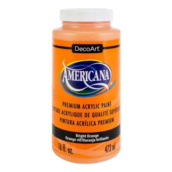 Americana&reg; Acrylic Paint, 16oz. Bright Orange {1}