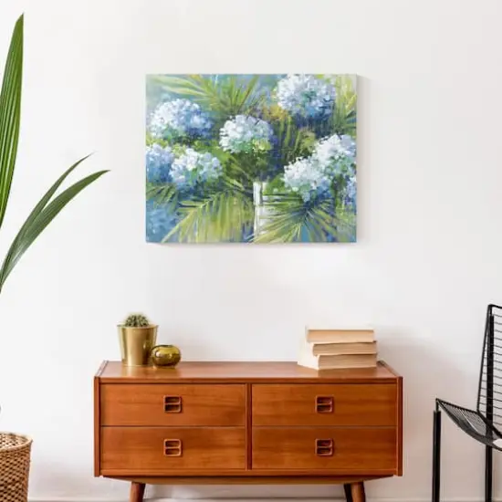 Blue Lilacs 20" x 16" Canvas Wall Art {5}