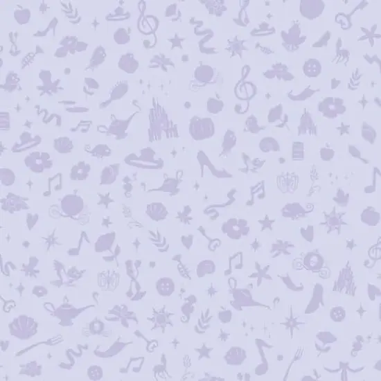 RoomMates Disney&reg; Princess Icons with Glitter Peel & Stick Wallpaper Purple {1}