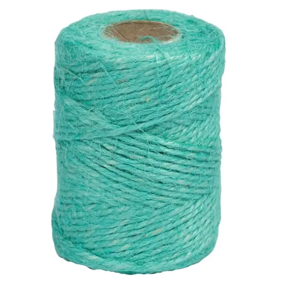 JAM Paper 1/8" x 54yd. Kraft Twine Aqua Blue {1}