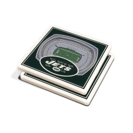 3D StadiumView Coasters New York Jets {1}