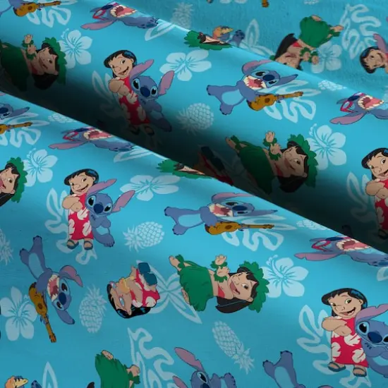 Disney&reg; Lilo & Stitch Flowers Cotton Fabric {4}