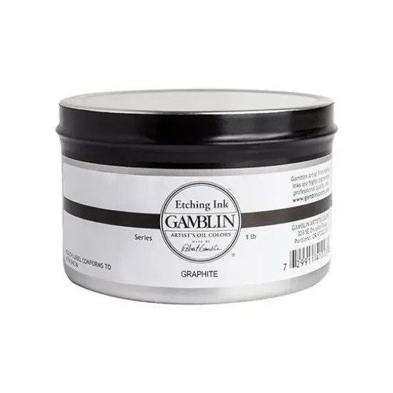 Gamblin Etching Ink, 1lb. Graphite {1}