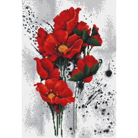 Luca-s The Poppies Counted Cross-Stitch Kit {6}