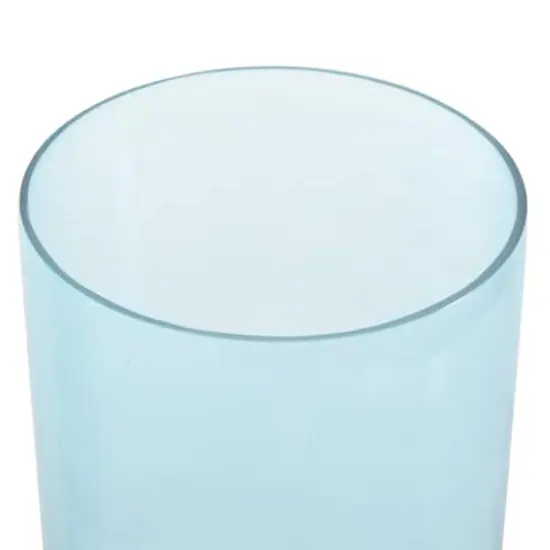 Blue Modern Round Glass Vase Set {6}