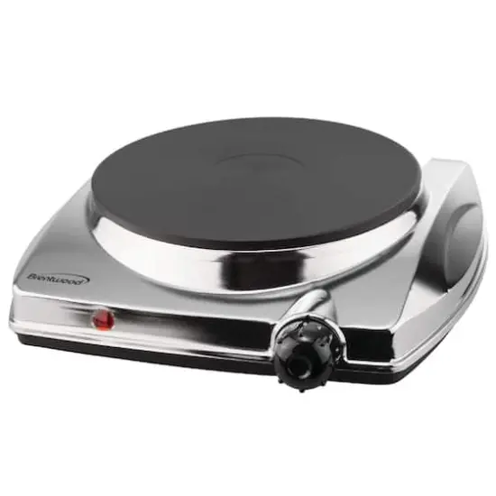 Brentwood 1000 Watt Electric Single-Burner Hot Plate {3}