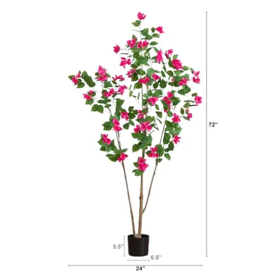 6ft. Potted Pink Minimalist Bougainvillea Tree {5}