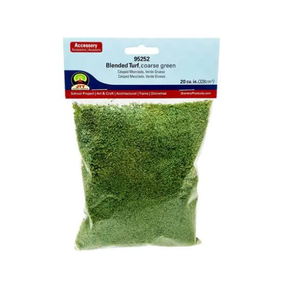 JTT Scenery Products Coarse Green Blended Turf {5}