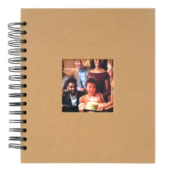 8.75" x 7.75" Spiral Bound Scrapbook Album by Recollections&trade; Kraft {1}