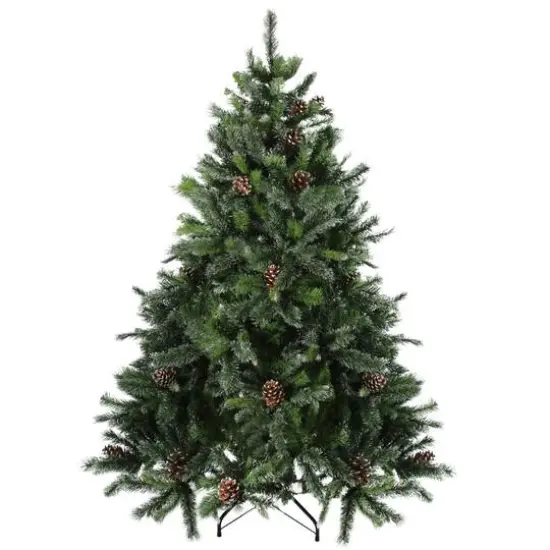 7ft. Unlit Full Snowy Delta Pine Artificial Christmas Tree {6}