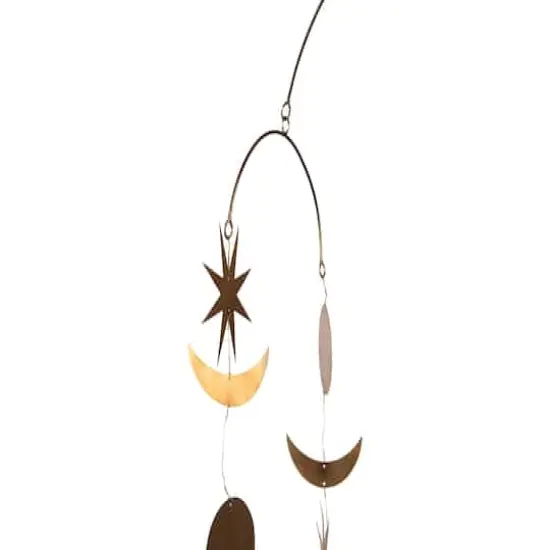 Hello Honey&reg; Star & Moon Brass Mobile {4}