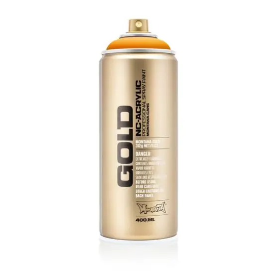 Montana&trade; Gold Acrylic Professional Spray Paint G1240 Golden Yellow {5}