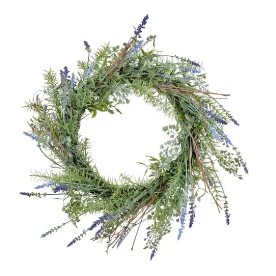 21" Lavender Wreath {1}