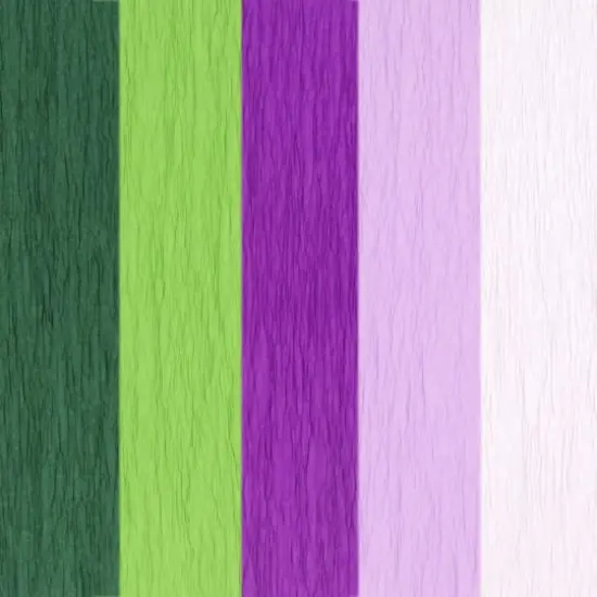 6" x 6.5" Greens & Purples Crepe Paper, 25 Sheets by Recollections&trade; {3}