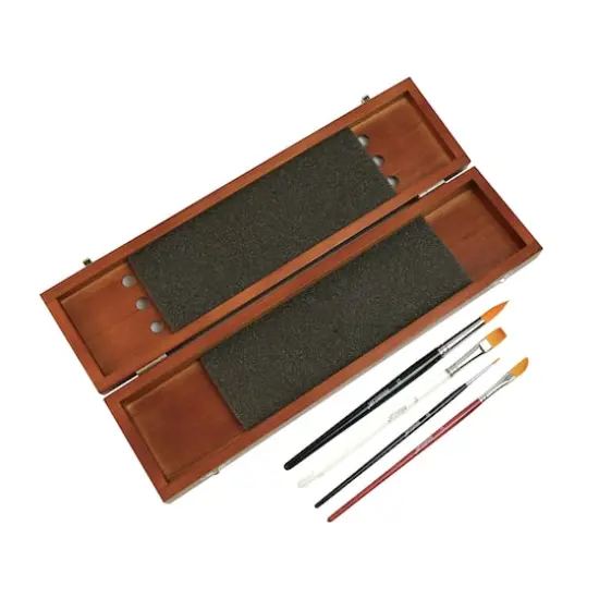 Wooden Box Brush Set by Artist's Loft&trade; {3}