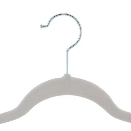 Laura Ashley Slim Velvet Hangers, 25ct. White {9}