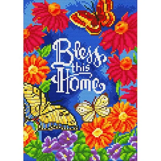 Sparkly Selections Bless This Home Glow in the Dark Diamond Art Kit {1}